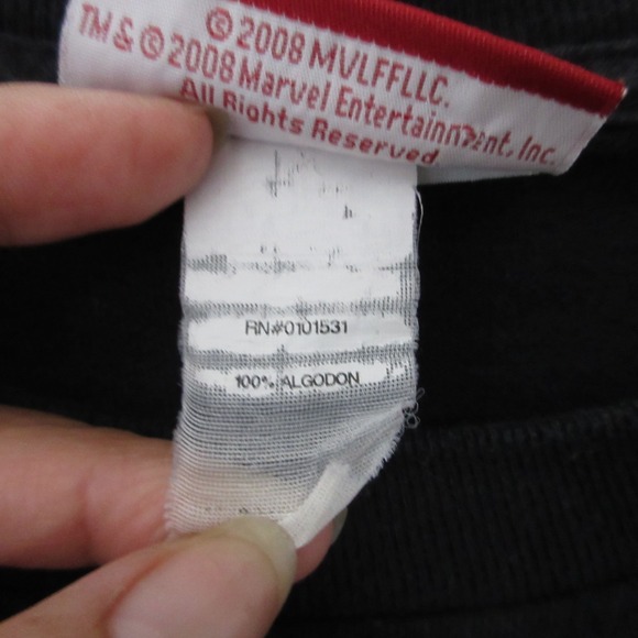 Iron Man‎ T Shirt Men Black 2008 Marvel Superhero Tony Stark Y2K Cotton - Picture 5 of 10